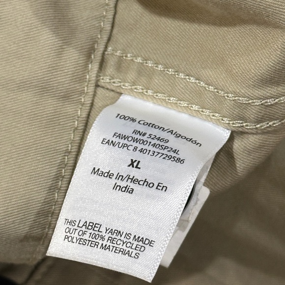 NWT Free Assembly Women's 2-tone Tan/Beige Trench Coat Sz XL 16/18 - Picture 13 of 15